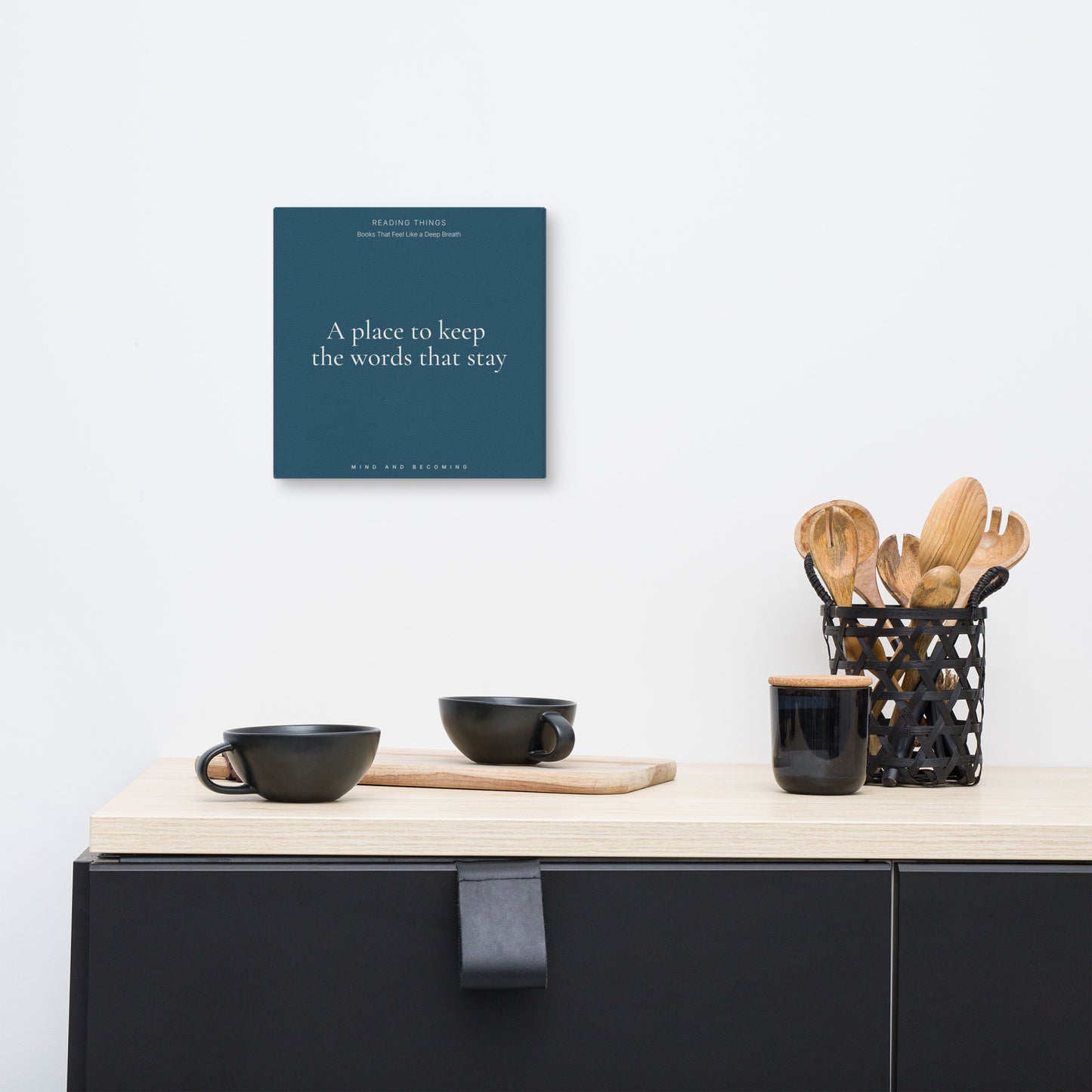 Reading Things – Keep - Deep Breath - Canvas