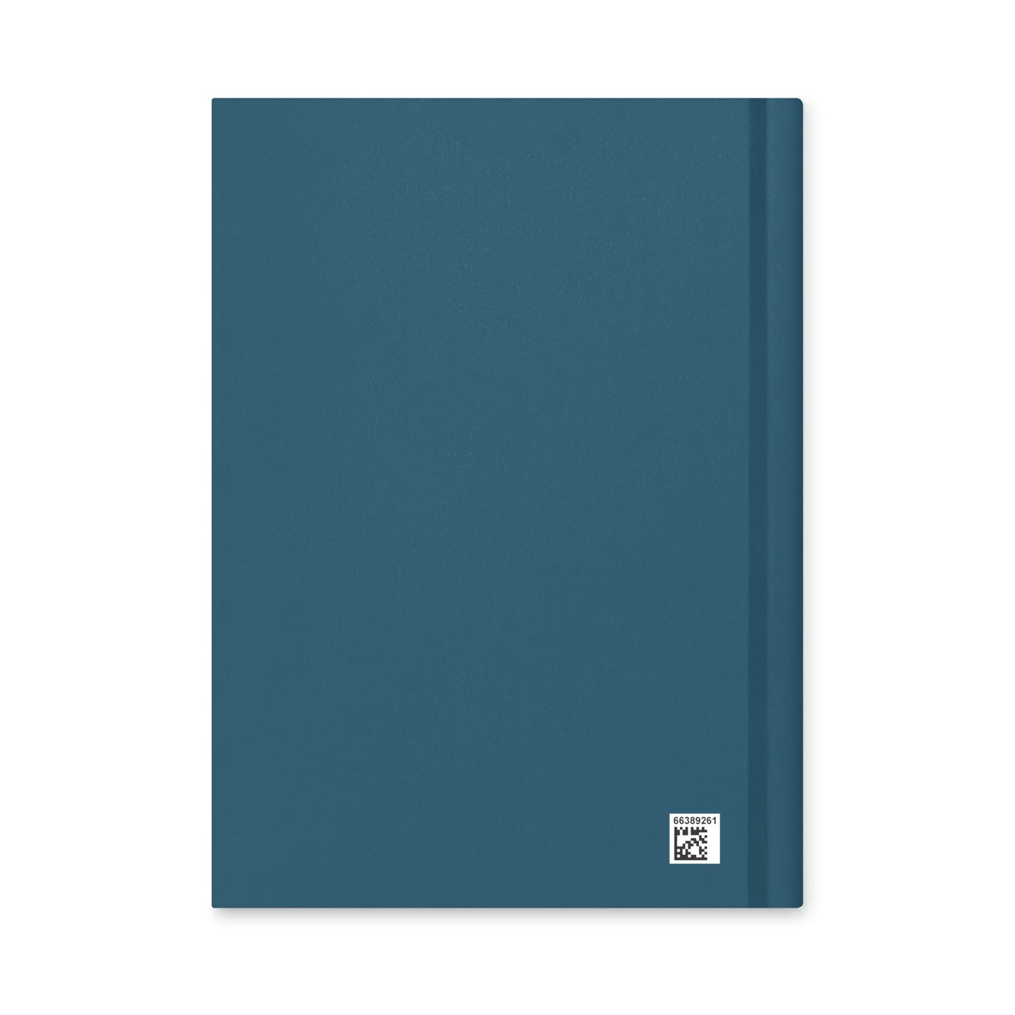 Notebook hardcover teal back