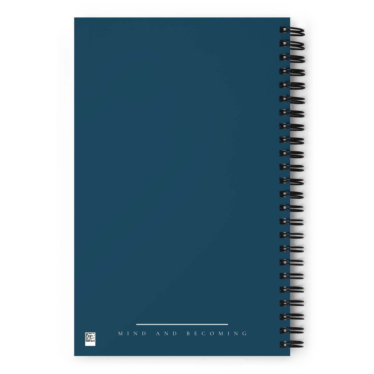 Notebook back teal spiral
