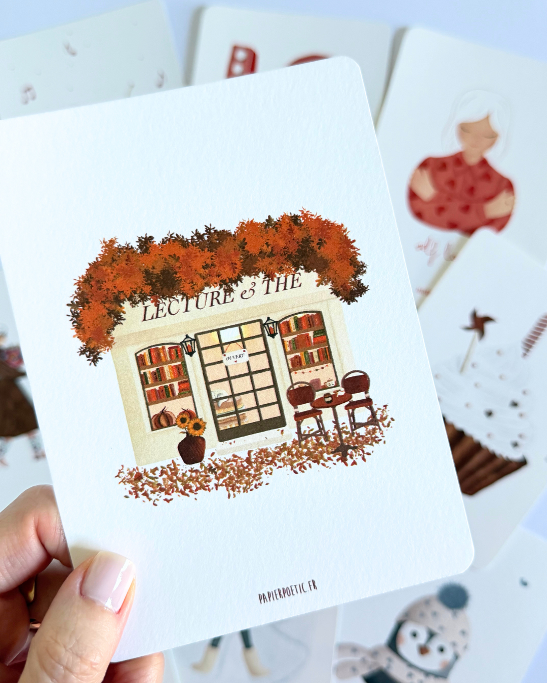 Greeting Card | Reading & Tea