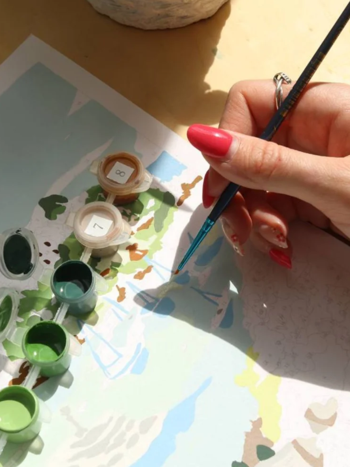 Paint by Number Kit | Les Calanques by Sabina Fenn