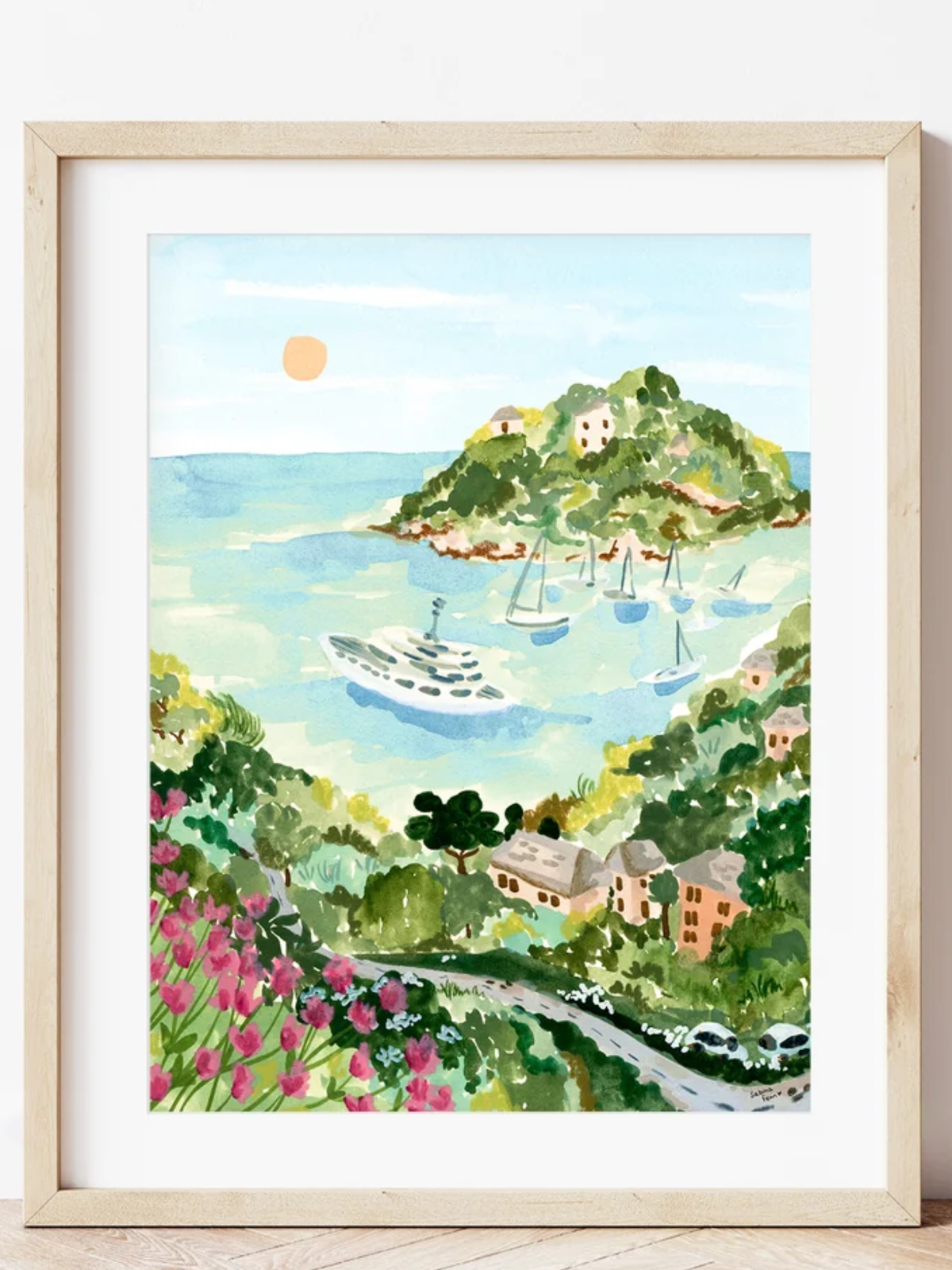 Paint by Number Kit | Les Calanques by Sabina Fenn