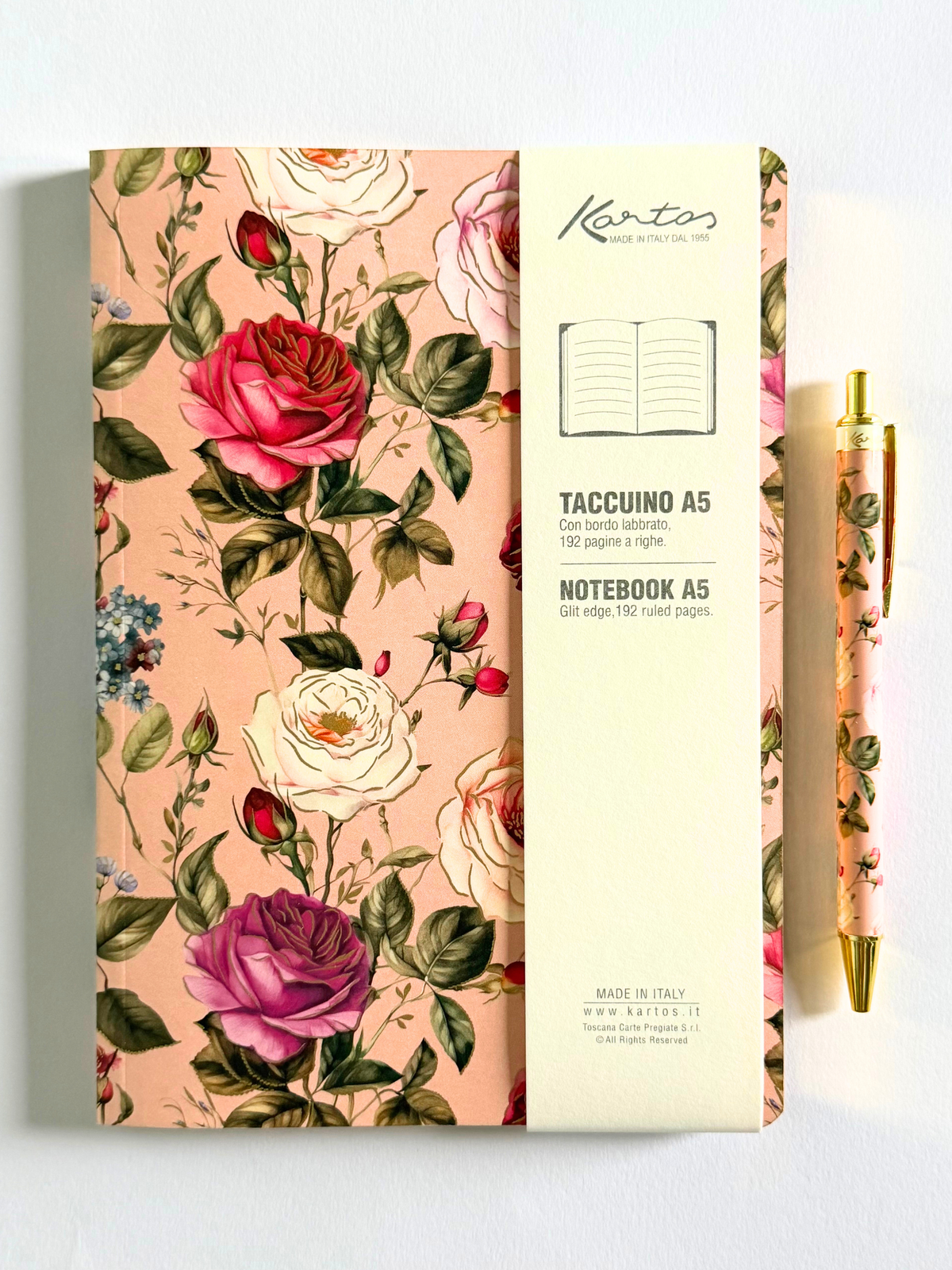 Writing Set A5 | Rose