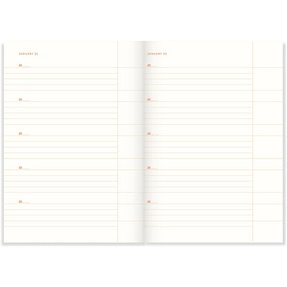 Internal pageof a notebook