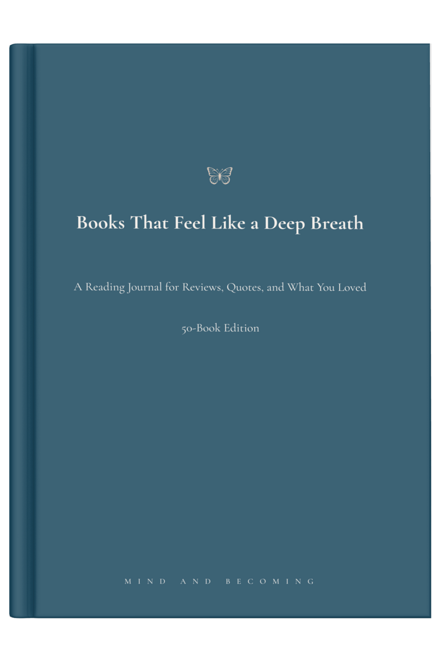 'Books That Feel Like a Deep Breath' is a reading journal