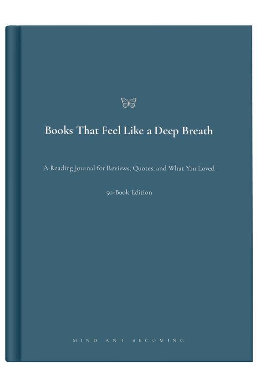 'Books That Feel Like a Deep Breath' is a reading journal