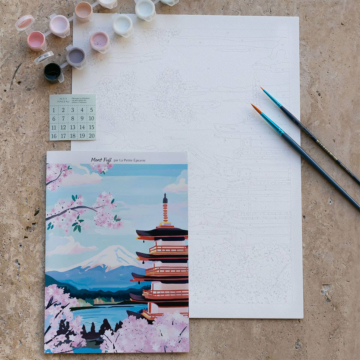 Paint by Numbers Kit | Mount Fuji