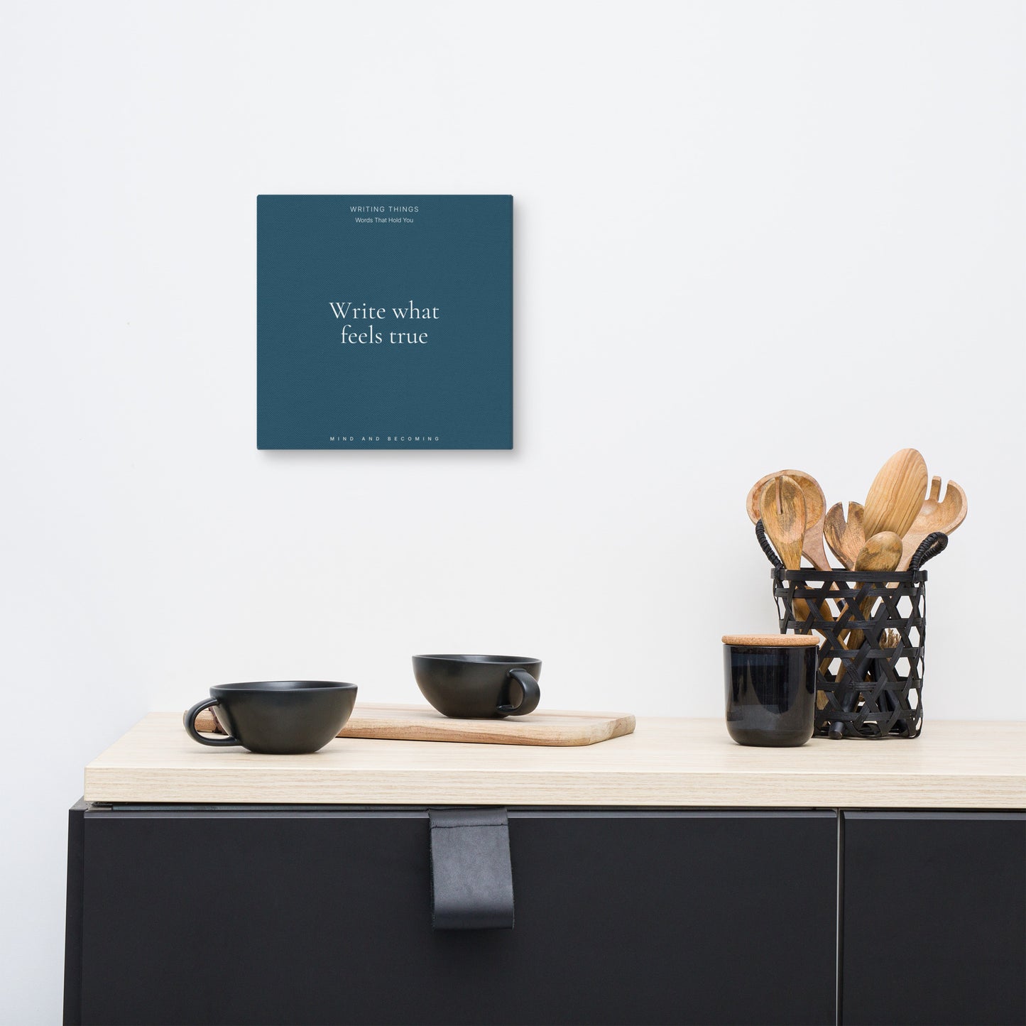 Writing Things – Write - Deep Breath - Canvas