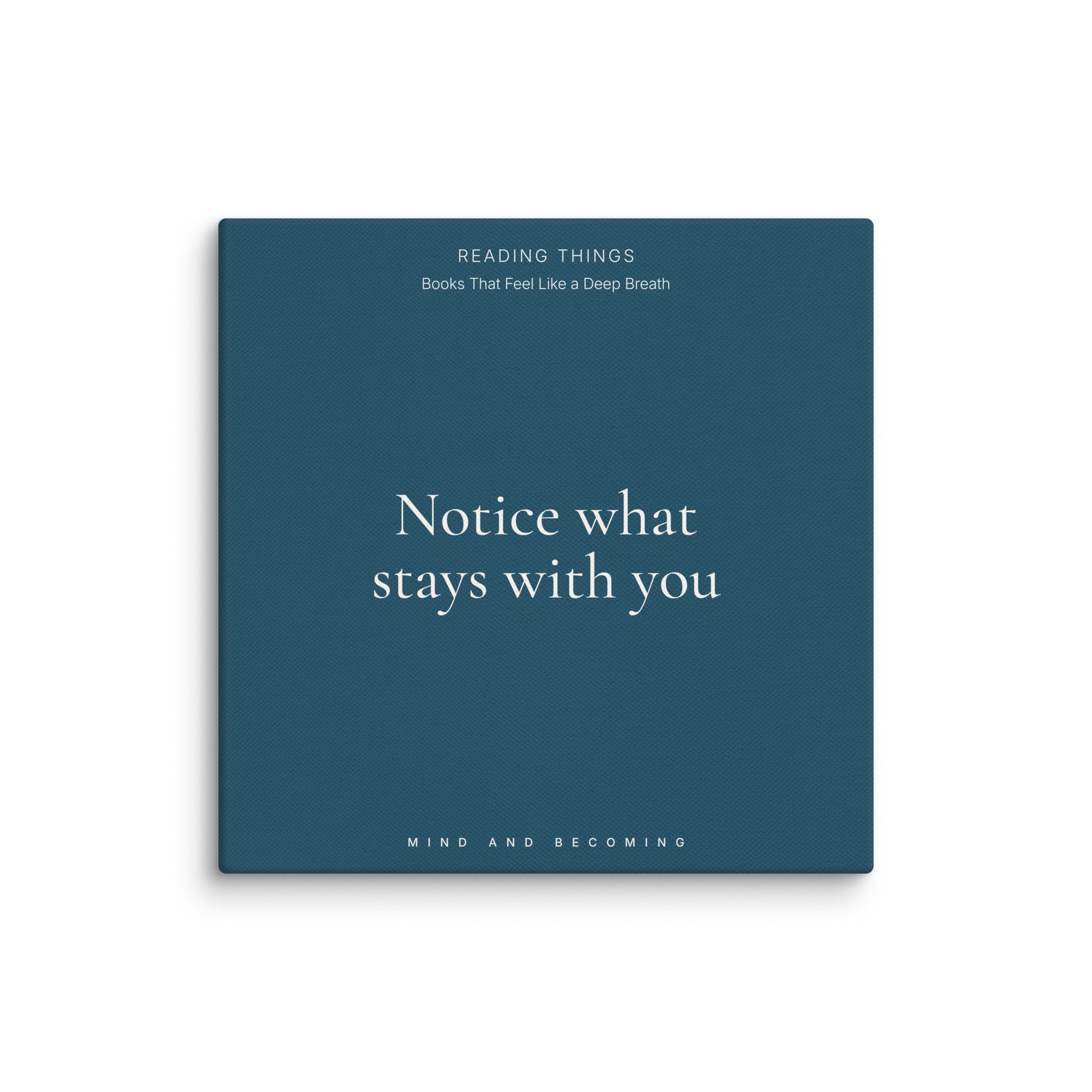 Book cover with text on a white background