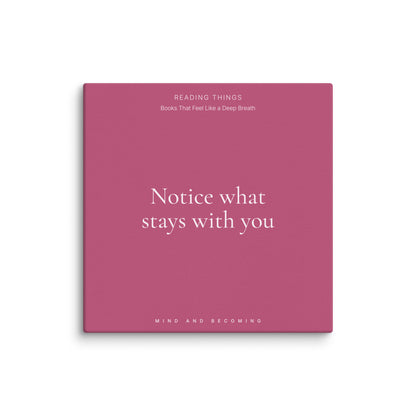 Pink book cover with white text on a white background