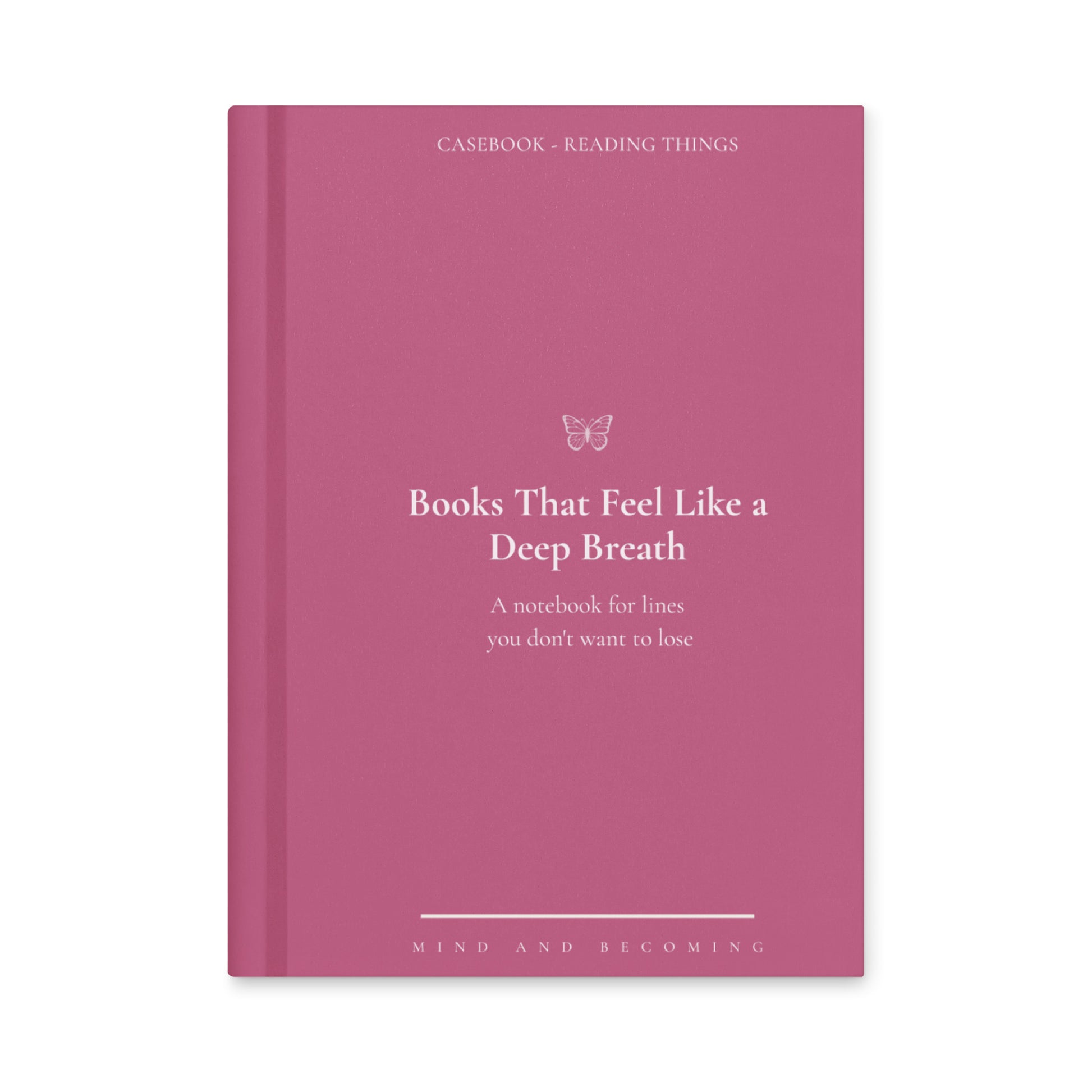 Reading things notebook berry