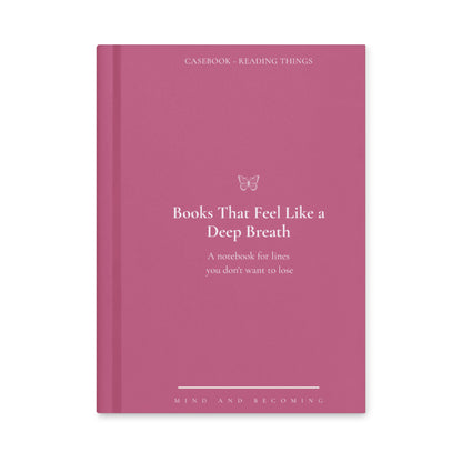 Reading things notebook berry