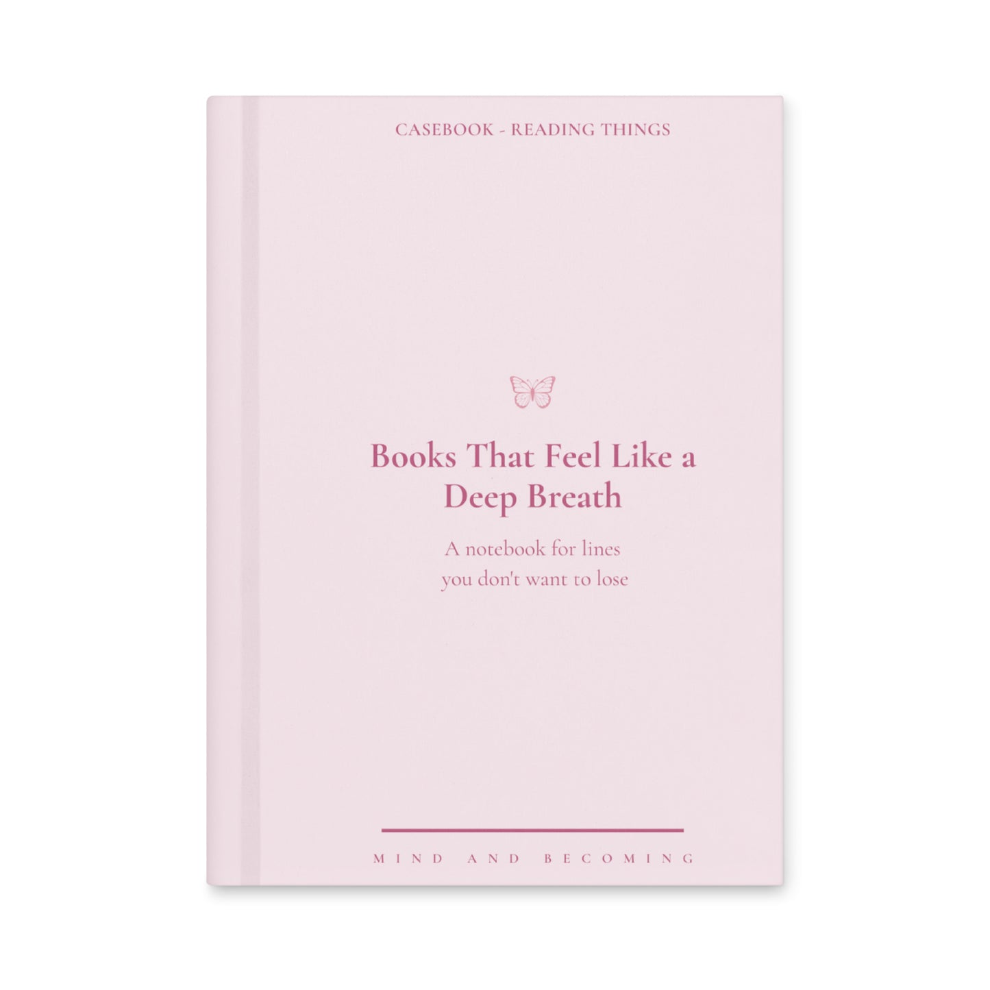 Hardback notebook blush
