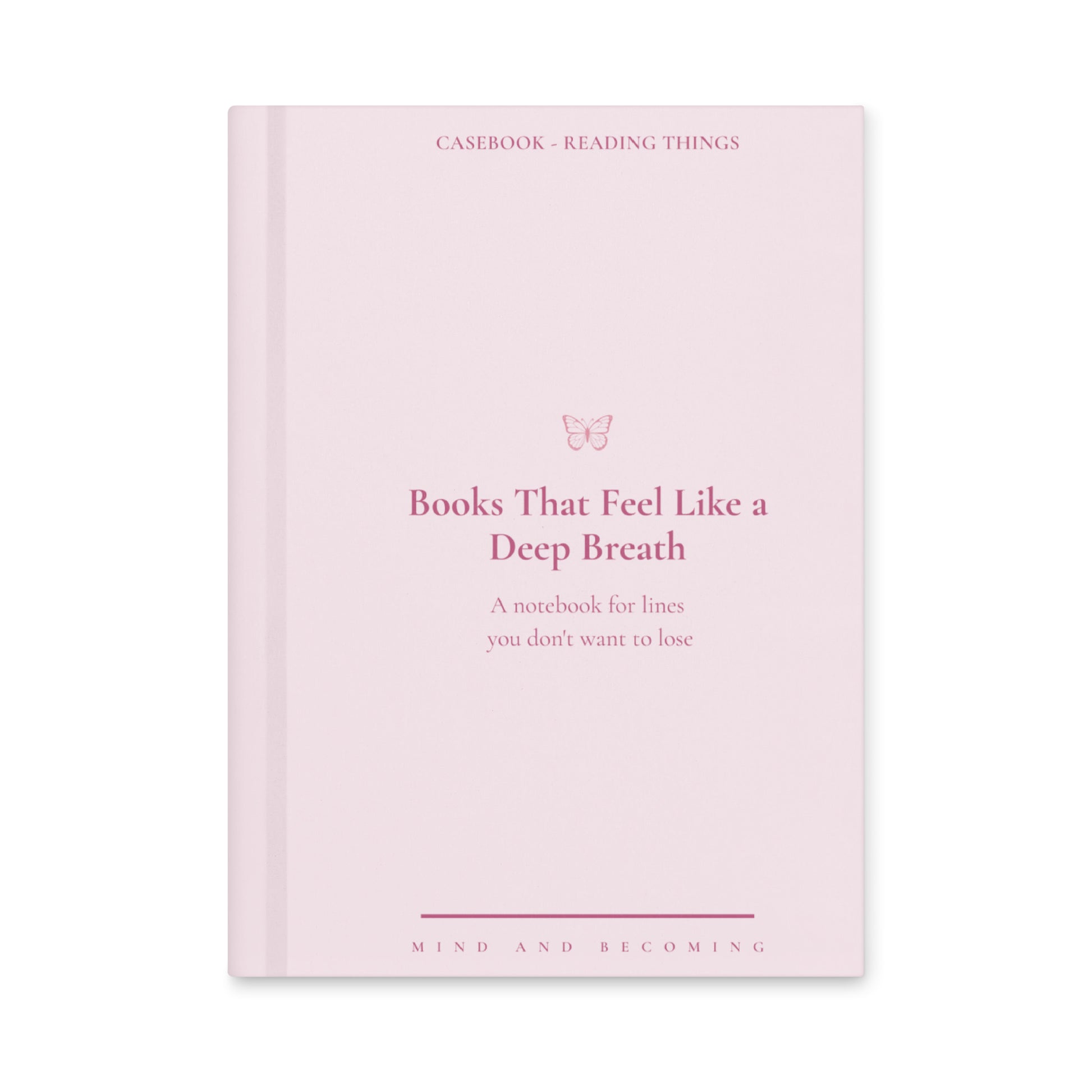 Hardback notebook blush