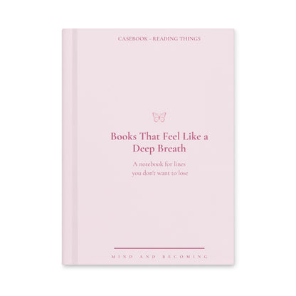 Hardback notebook blush