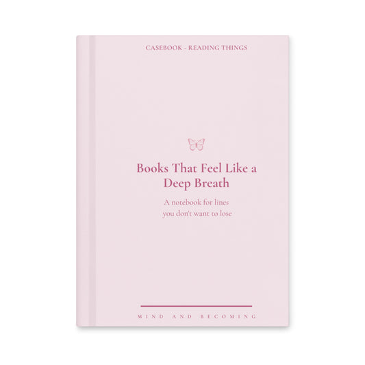 Hardback notebook blush