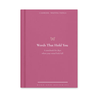 Words that hold you hardback cover