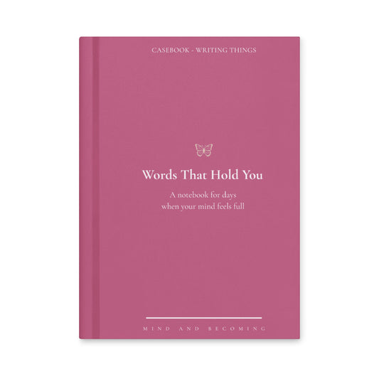 Words that hold you hardback cover