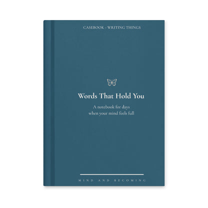 Hardcover notebook teal