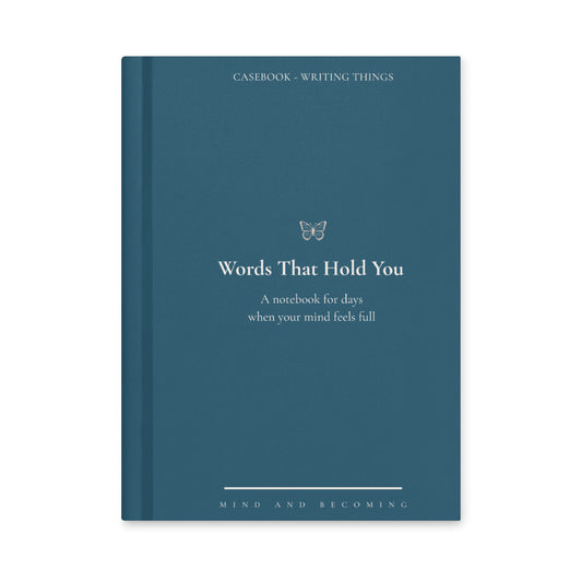 Hardcover notebook teal