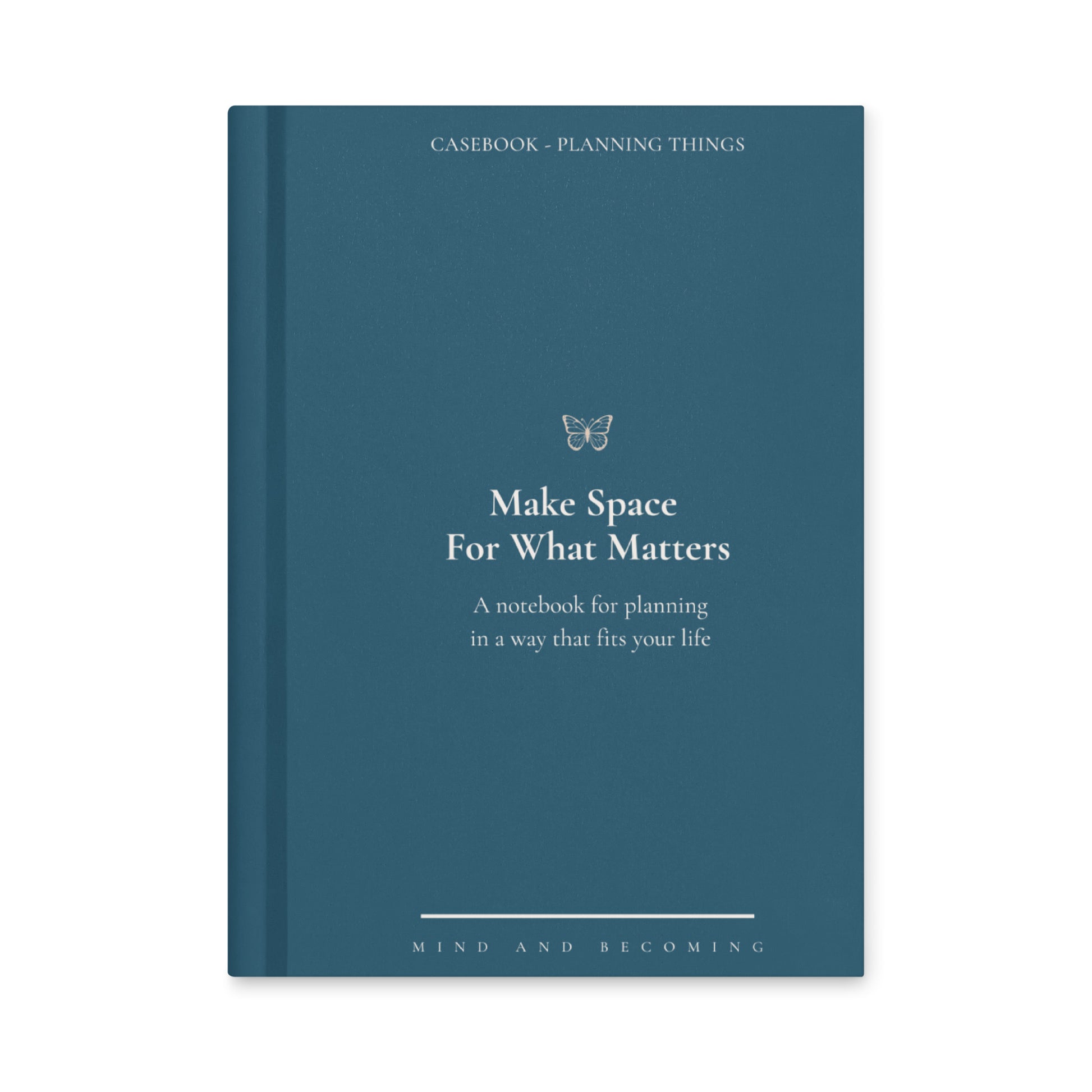 Make space hardcover notebook teal
