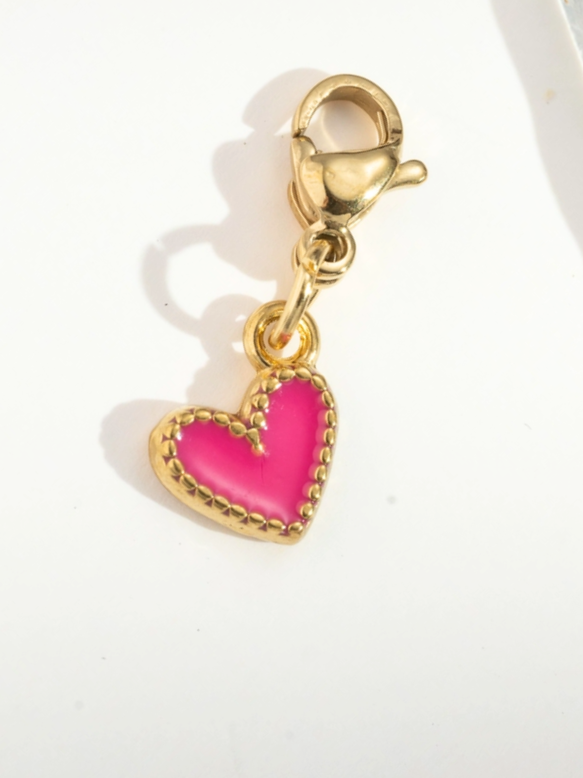 Bookmark Set with Charm | Pink