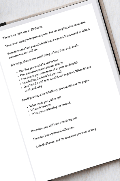 Sheet of paper with text on a white background