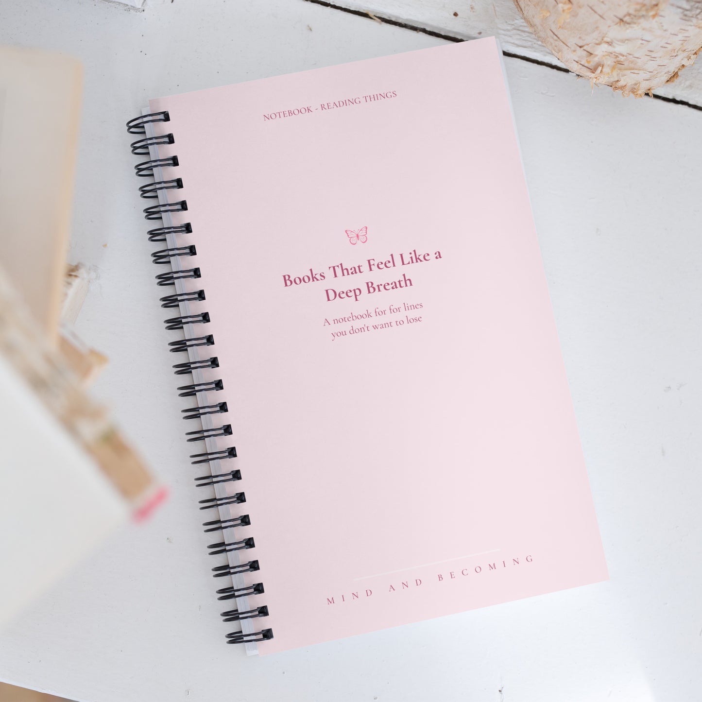 Reading Things - Quiet Morning - Spiral Notebook